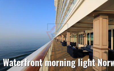 Waterfront morning light Norwegian Bliss Waterfront morning light Norwegian Bliss