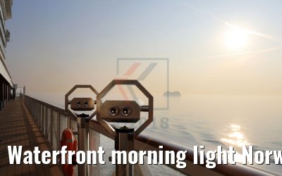 Waterfront morning light Norwegian Bliss Waterfront morning light Norwegian Bliss