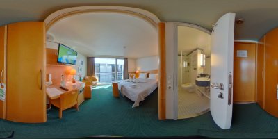 2-Bett Kabine 320 mit Balkon Promenadendeck MS Primadonna