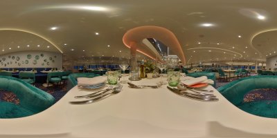 Atlantik Restaurant Mediterran neue Mein Schiff 2 abends