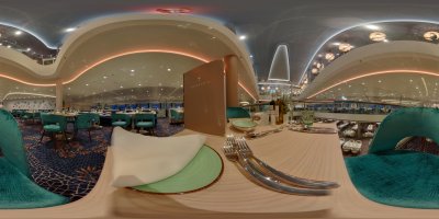 Atlantik Restaurant Mediterran neue Mein Schiff 2 abends