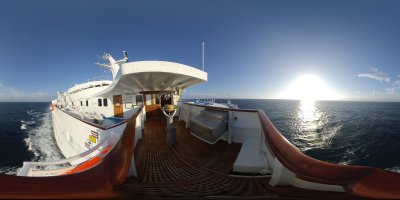 Ausblick Brückennock Steuerbord Ocean Majesty