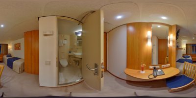 Beispiel Aussenkabine 203 Oberdeck Rousse Prestige