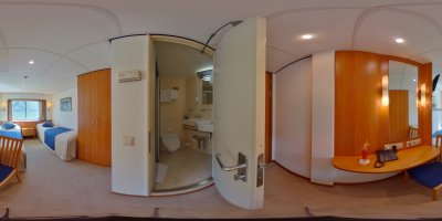 Beispiel Aussenkabine 204 Oberdeck Rousse Prestige