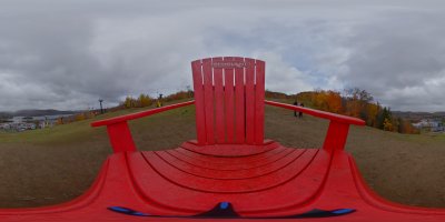 Blick auf Tremblant, Lac Tremblant 18.10.2019