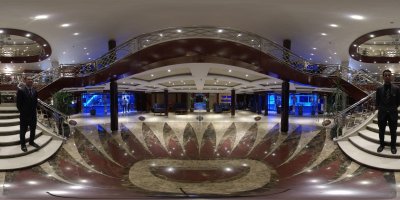 Foyer und Rezeption MS Blue Shadow Panoramaansicht