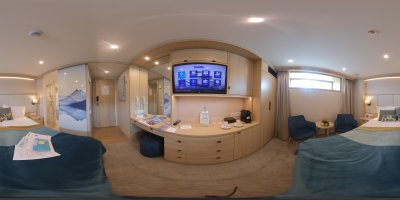 Kabinenbeispiel MS Adora 108 Neptundeck Panorama mit PHX