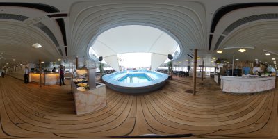 Lido Buffet und Bar aussen MS Ocean Majesty
