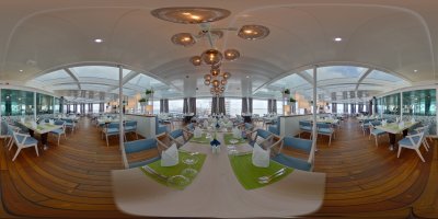 Lido Wintergarten MS Amera Panoramabild