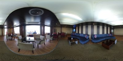 Lounge Heck MS Royal Esadora Panoramaansicht