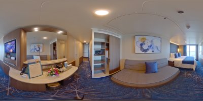 Mid-Ship Mini Suite with balcony connecting door Cabin 12788 Kat MA