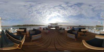 MS Adora Loungebereich Sonnendeck