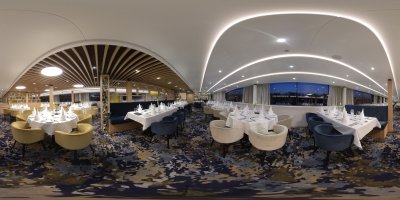 Panorama Restaurant MS Adora Blick aus der Mitte