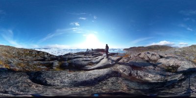 Panoramablick Icefjord Ilulissat Grönland
