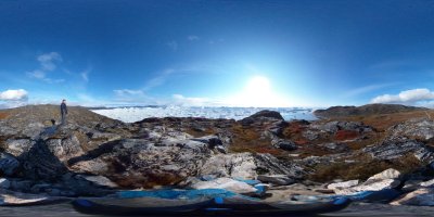 Panoramablick Icefjord Ilulissat Grönland
