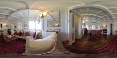 Restaurant und Lounge innen Dahabiya Abundance 360-Grad Panorama