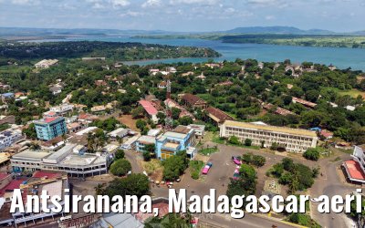Antsiranana, Madagascar aerial views