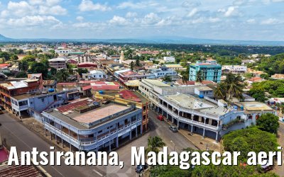 Antsiranana, Madagascar aerial views
