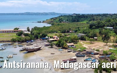 Antsiranana, Madagascar aerial views
