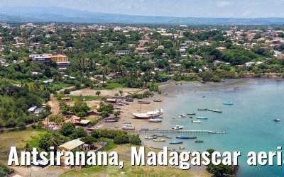 Antsiranana, Madagascar aerial views