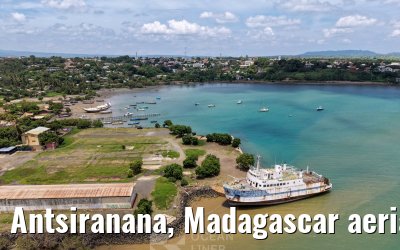 Antsiranana, Madagascar aerial views