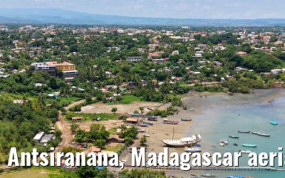 Antsiranana, Madagascar aerial views