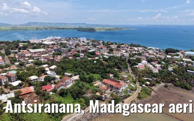 Antsiranana, Madagascar aerial views