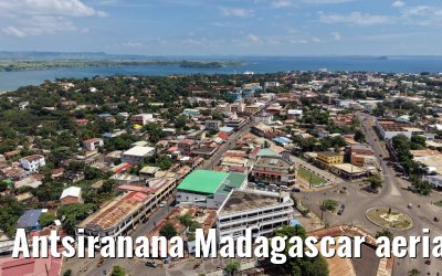 Antsiranana Madagascar aerial views and MS Hamburg