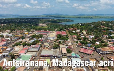 Antsiranana, Madagascar aerial views