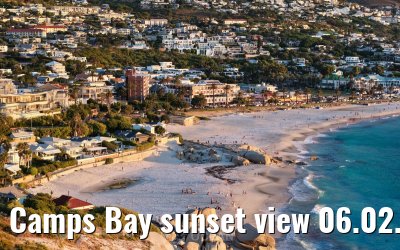 Camps Bay sunset view 06.02.2026