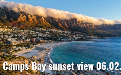 Camps Bay sunset view 06.02.2026