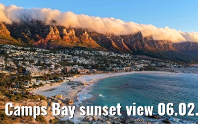 Camps Bay sunset view 06.02.2026