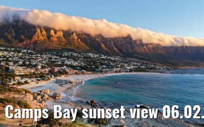 Camps Bay sunset view 06.02.2026