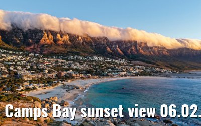 Camps Bay sunset view 06.02.2026