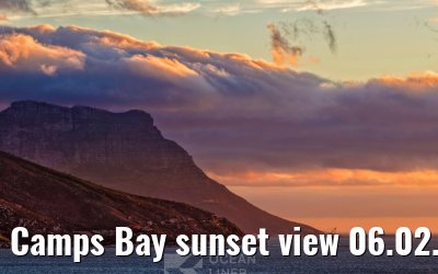Camps Bay sunset view 06.02.2026