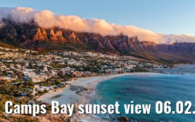 Camps Bay sunset view 06.02.2026