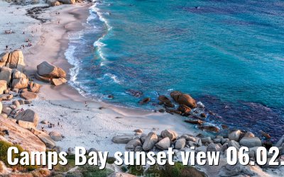 Camps Bay sunset view 06.02.2026