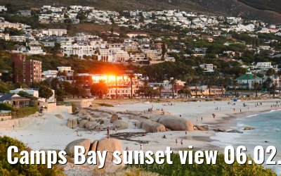 Camps Bay sunset view 06.02.2026