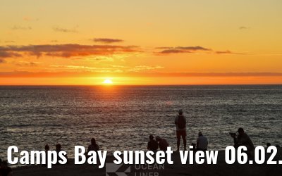 Camps Bay sunset view 06.02.2026