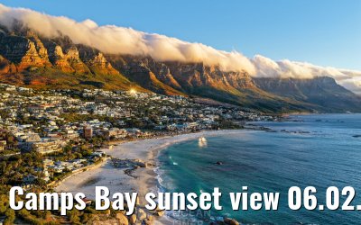 Camps Bay sunset view 06.02.2026