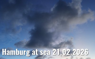 Hamburg at sea 21.02.2026