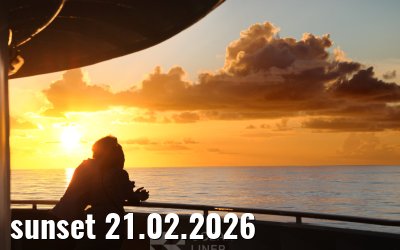 sunset 21.02.2026