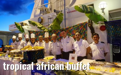 tropical african buffet