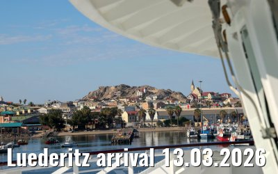 Luederitz arrival 13.03.2026
