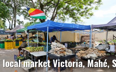 local market Victoria, Mahé, Seychelles