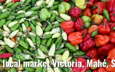 local market Victoria, Mahé, Seychelles