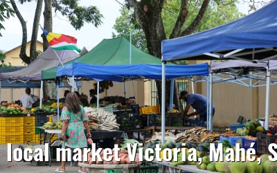 local market Victoria, Mahé, Seychelles