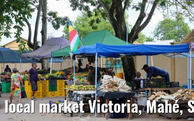 local market Victoria, Mahé, Seychelles