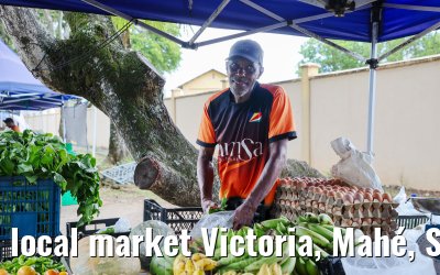 local market Victoria, Mahé, Seychelles