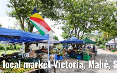 local market Victoria, Mahé, Seychelles